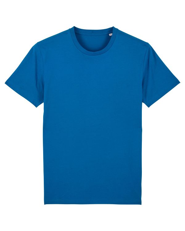 Trainingsshirt 02 in Blau mit Motiv auf der Brust