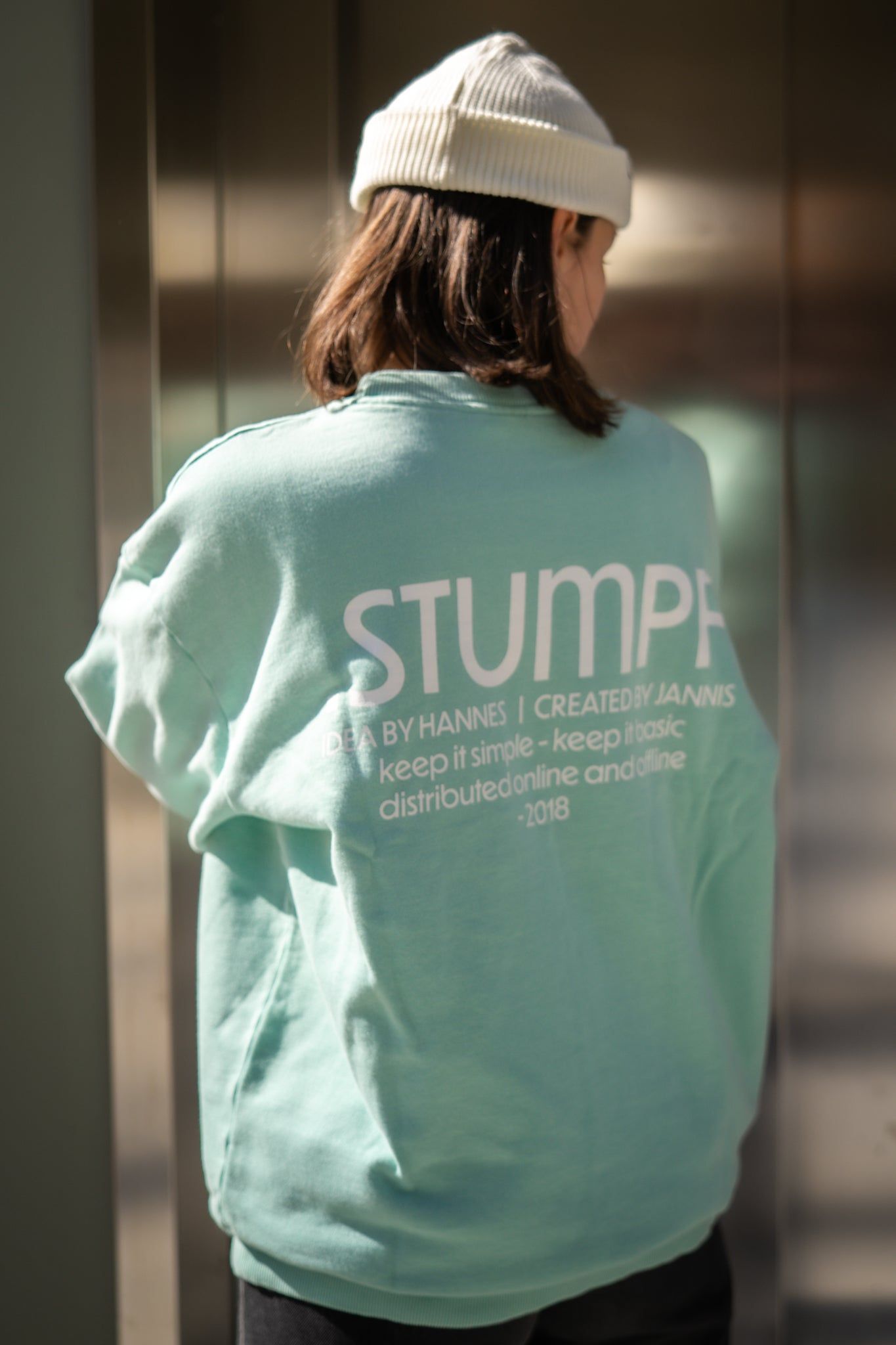 Crewneck 01 in Aloe, Ansicht 5