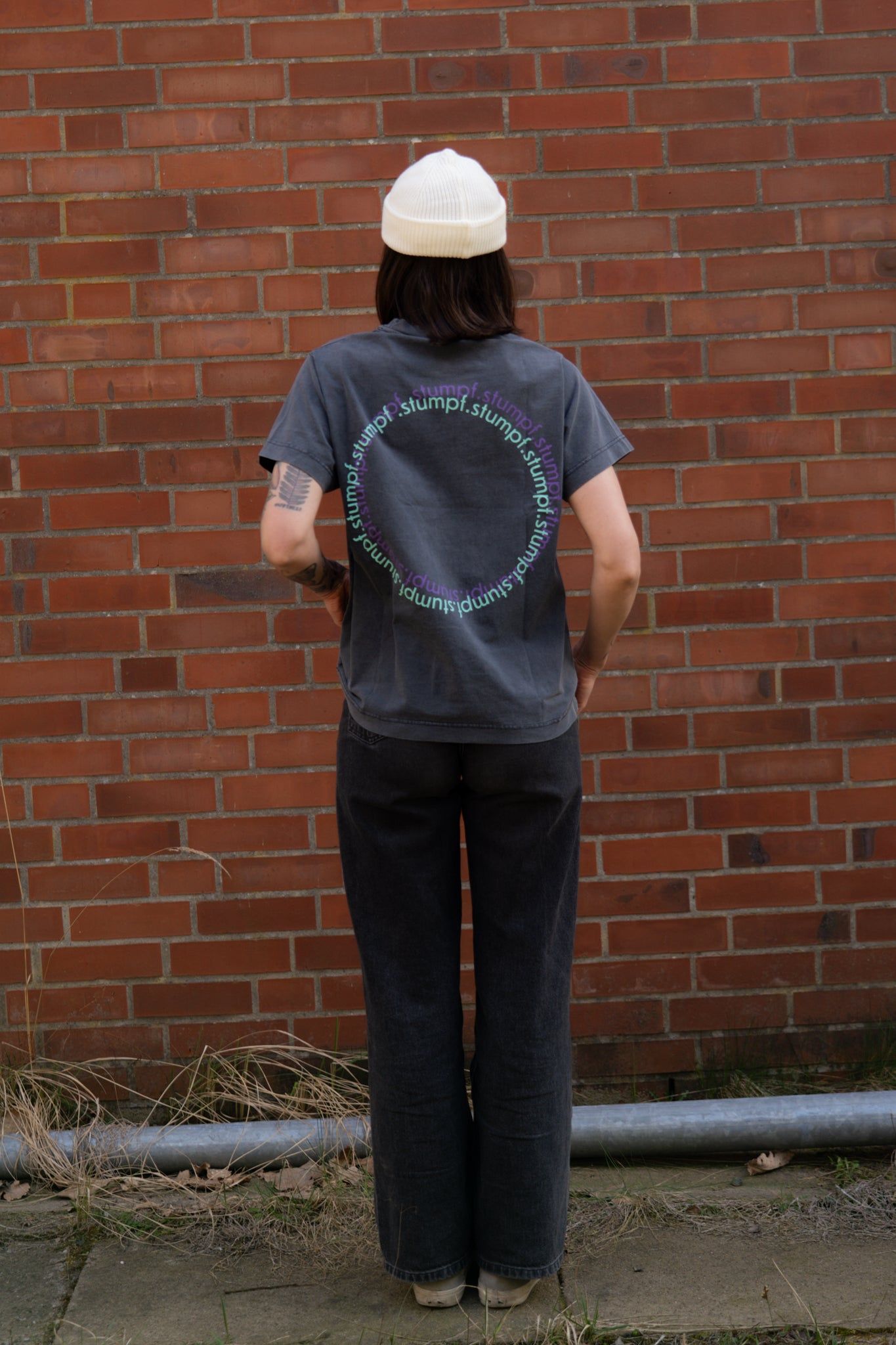 T-Shirt 02 in Schwarz, Ansicht 3