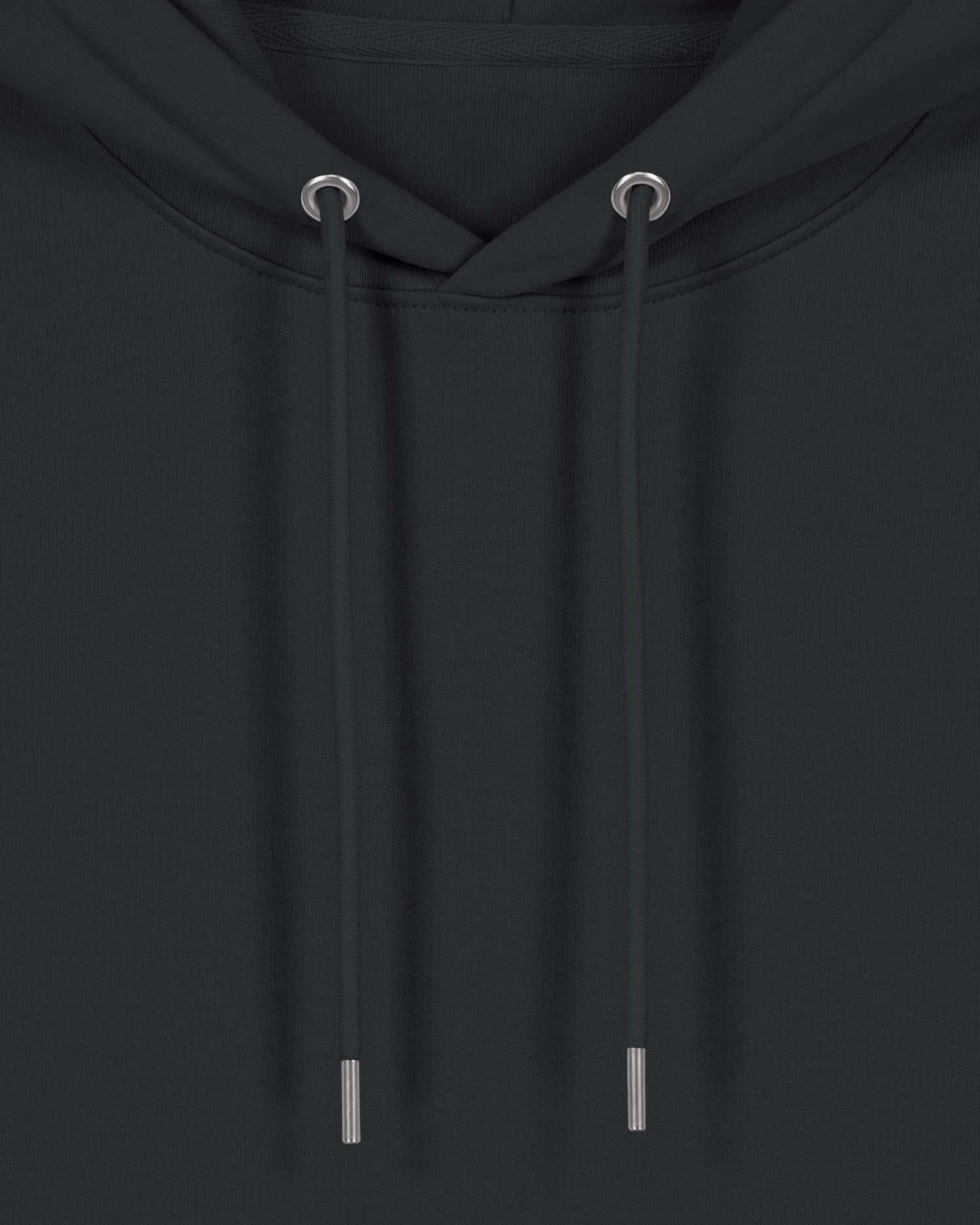 Schwarzer Hoodie mit Bandmotiv auf dem Rücken