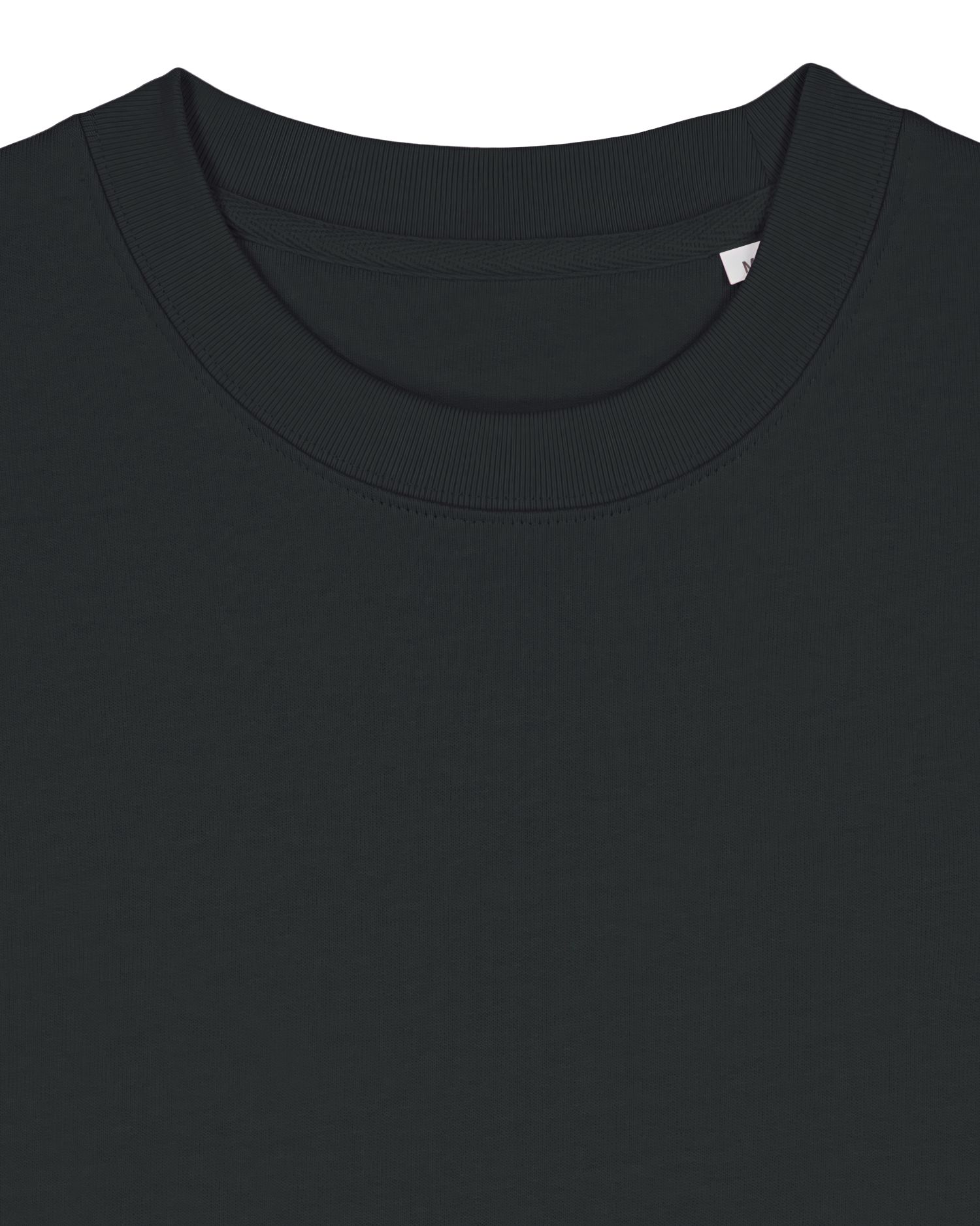 Crewneck 04 in Schwarz mit großem Frontmotiv