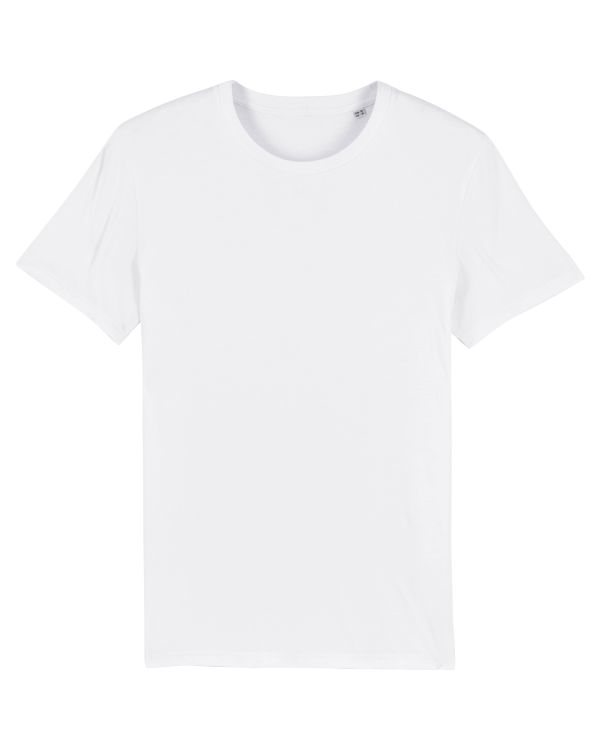 Bedrucktes T-Shirt in Weiß mit DTF-Motiv auf der Brust