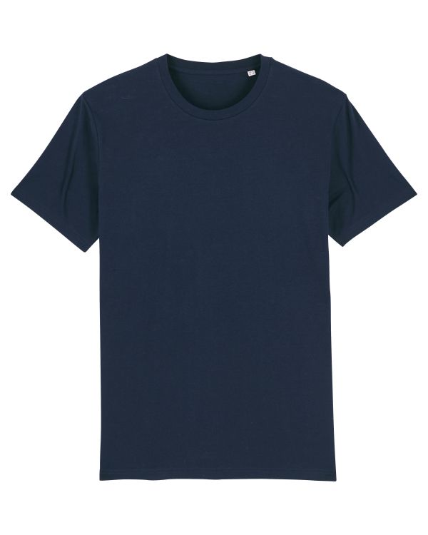 T-Shirt 04 in Navy mit besticktem Logo auf der linken Brust