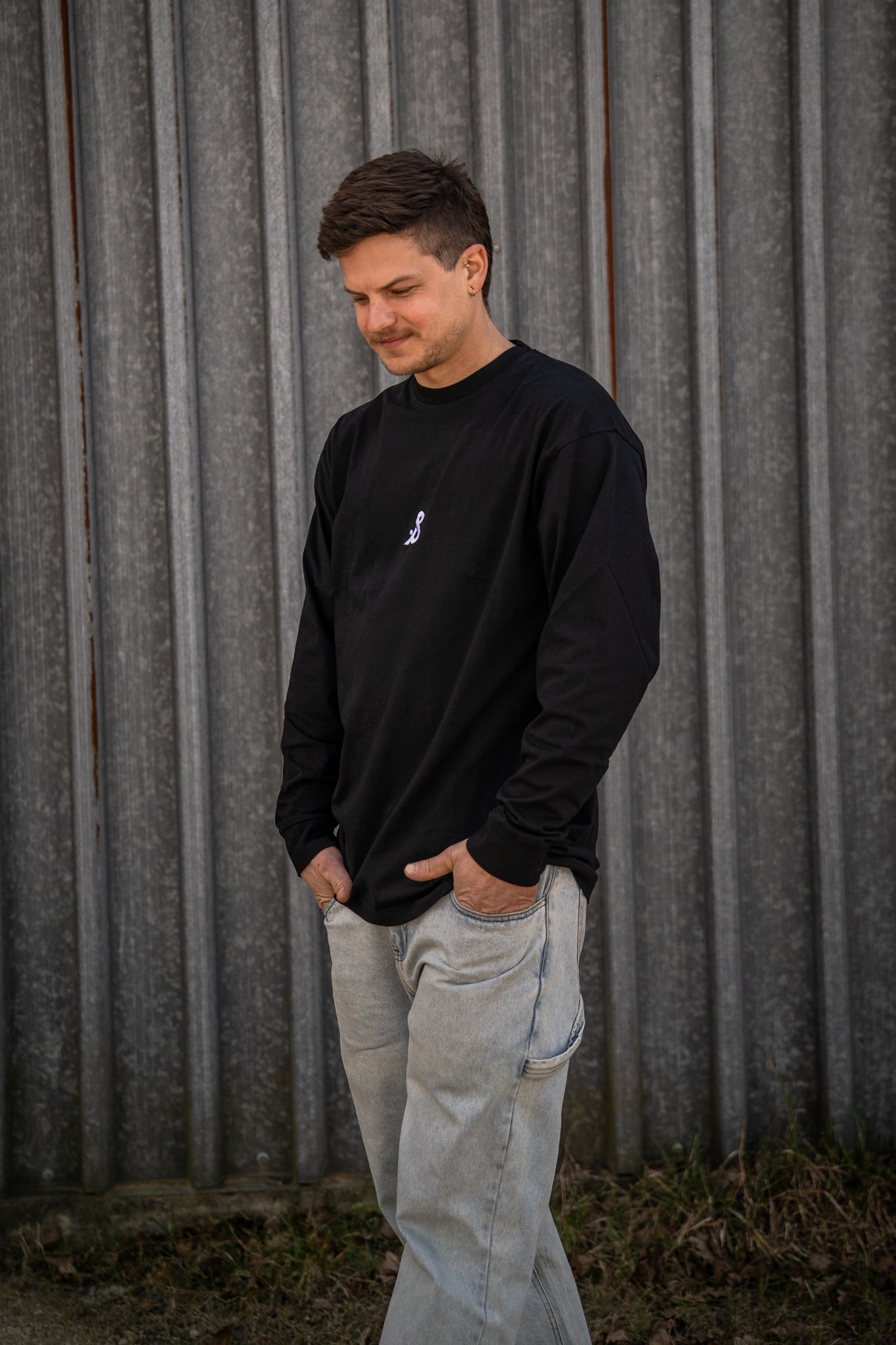 Oversize Longsleeve Black