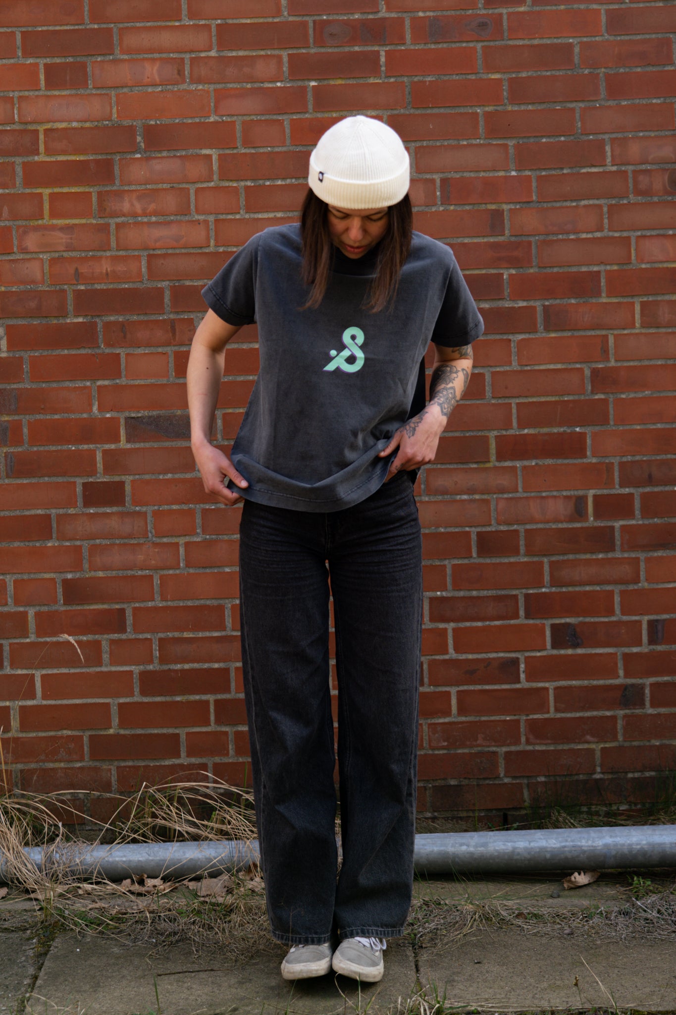 Stonewashed T-Shirt Black