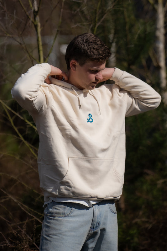Hoodie Creme 'Earth Positive'